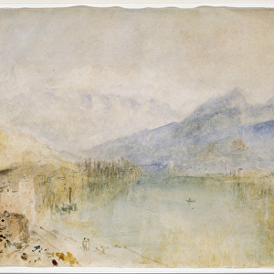 The Lake of Thun, c. 1844 (w / c)