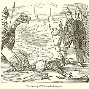 The Landing of William the Conqueror (engraving)