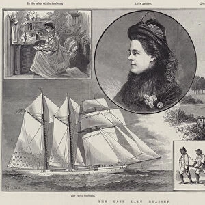 The late Lady Brassey (engraving)