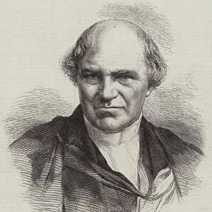 The Late Reverend Dr Whewell, Master of Trinity College, Cambridge (engraving)