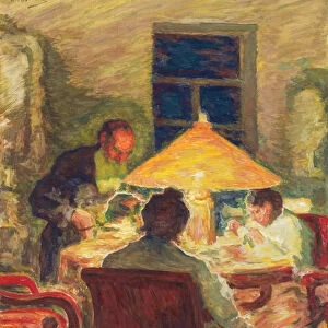 Leo Tolstoy with His Family, by Pasternak, Leonid Osipovich (1862-1945)