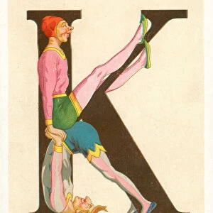 The Letter K (colour litho)