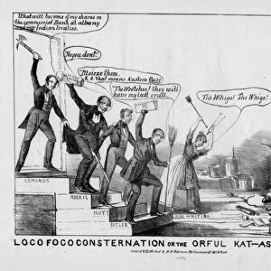 Loco Foco consternation, or, The orful kat-asstrophe, published by H R Robinson, New York
