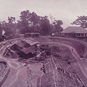 Loop No 3, Darjeeling Railway (b / w photo)