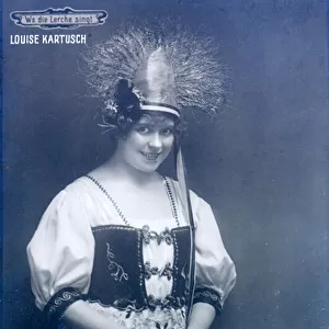 Louise Kartousch, Austrian opera singer (b / w photo)