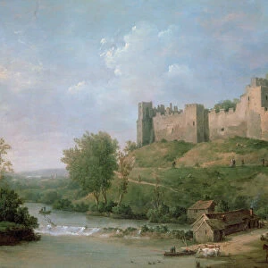Ludlow Castle (oil on canvas)