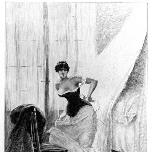 Madame Bovary by Gustave Flaubert, illustration by Albert Fourie, 1885, Paris