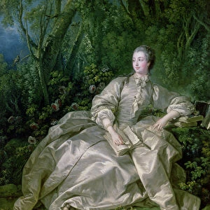 Madame de Pompadour, 1758 (oil on canvas)