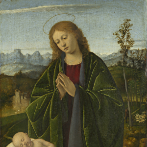 Madonna Adoring the Child, c. 1520 (oil on panel)