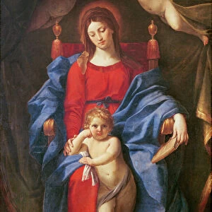 The Madonna of the Chair or Madonna della Seggiola, 1624 (oil on canvas)