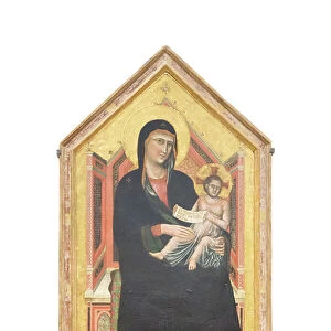Madonna and Child enthroned, 1320-25 circa, (panel)