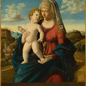 Madonna and Child in a Landscape, c. 1496-1499 (oil on panel)
