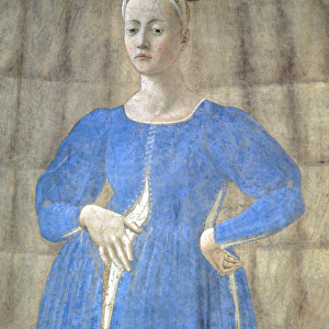 The Madonna del Parto, c. 1450-70 (fresco) (detail) (see also 75561, 172471 and 172472)
