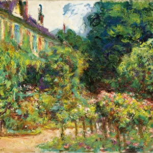 Maison de l artiste a Giverny, 1913 (oil on canvas)