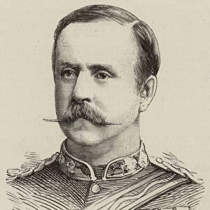 Major-General Peter H Scratchley, RE (engraving)
