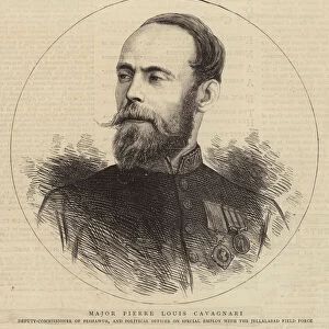 Major Pierre Louis Cavagnari (engraving)