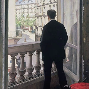 Man at the Window. 1875 (oil on canvas)