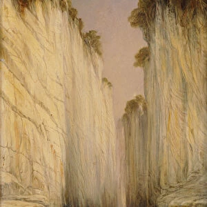 The Marble Rocks - Nerbudda Jubbulpore, 1882 (oil on canvas)