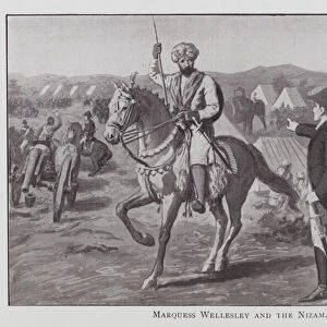 Marquess Wellesley and the Nizam (litho)