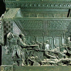 The Martyrdom of St Lawrence, after 1460 (bronze)