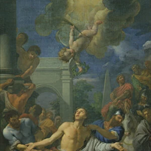 The Martyrdom of St. Lawrence (oil on canvas)