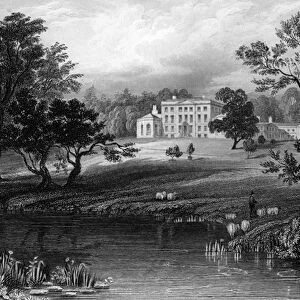 Mistley Hall, Essex, engraved by John Carr Armytage, 1832 (engraving)