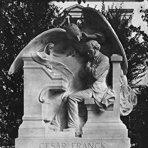 Monument to Cesar Franck, square St. Clotilde, 1891 (marble) (see also 76561, 76562)
