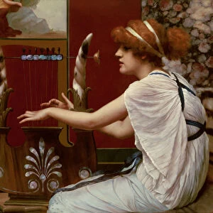 The Muse Erato at her Lyre, 1895 (oil on canvas)