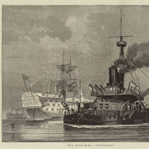 Our Navy, HMS "Thunderer"(engraving)