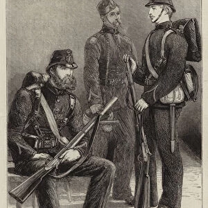 New Uniform and Equipment of the Royal Irish Constabulary (engraving)