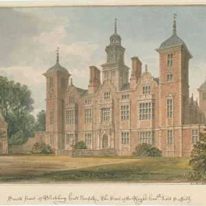 Norfolk - Blickling Hall, 1820 (w / c on paper)