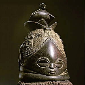 Nowo Mask, Mende Culture, Sierra Leone (wood) (see also 181673, 181674)