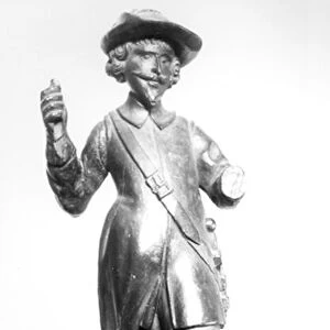 Officer of Musketeers, 1638 (carved wood)