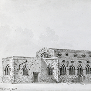 Old St Giless church, c. 1718 (engraving)