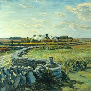 The Old Well, 1921 (oil on canvas)