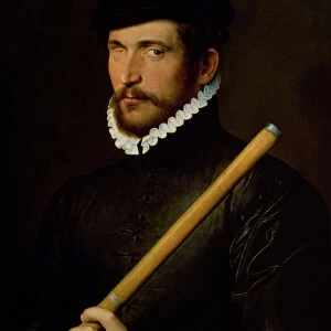 The One-Eyed Flautist, 1566 (oil on panel)