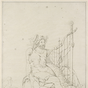 Ossian, 1804-5 (wash over pencil on paper)