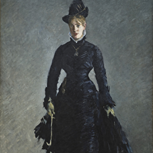 A Parisian Lady (oil on canvas)