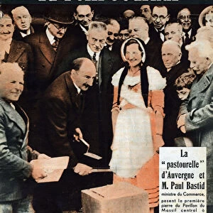 The "pasturrelle"of Auvergne and Paul Bastid (1892-1974), Minister of Commerce