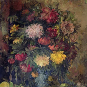 Peonies, 1908 (oil on canvas)