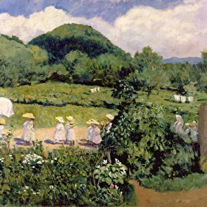 Picnic in May, Summer Day, 1906