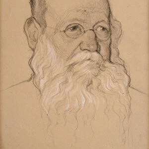 Piotr Kropotkin, 1920-21 (chalk on paper)
