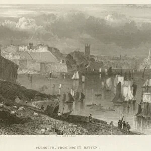 Plymouth, from the Mount Batten (engraving)