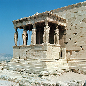 Porch of the Maidens, Erechtheion, c. 421-405 BC (photo)