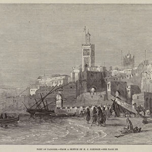 Port of Tangier (engraving)