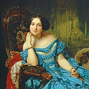 Portrait of Amalia de Llano y Dotres, Countess of Vilches, 1853 (oil on canvas)