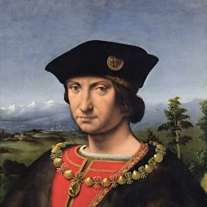 Portrait of Charles d Amboise (1471-1511) Marshal of France (oil on panel)