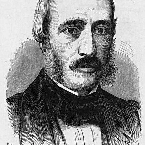 Portrait of Edmond Becquerel (1820 - 1891), French physicist - in "