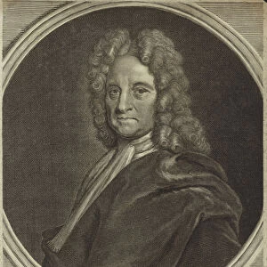 Portrait of Edmond Halley (engraving)