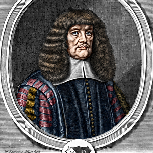 Portrait of Francis Glisson (1599-1677) British physician, anatomist